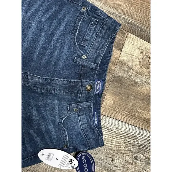 Scoop Retro Trouser Jean High Rise Womens Sz 4 New With Tags - Picture 2 of 13